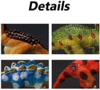 HAPTIME Mini Dinosaur Figures - 12 Pack, 1.5–3 Inch Dino Toys, Cake Toppers