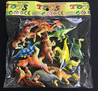 HAPTIME Mini Dinosaur Figures - 12 Pack, 1.5–3 Inch Dino Toys, Cake Toppers