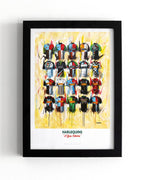 Harlequins A3 Framed Print – Iconic Rugby Shirt Wall Art