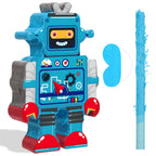 Harrycle Robot Piñata Set – Red-Blue Stick & Tassel Blindfold, 16.1 x 10.2 x 3.2 in