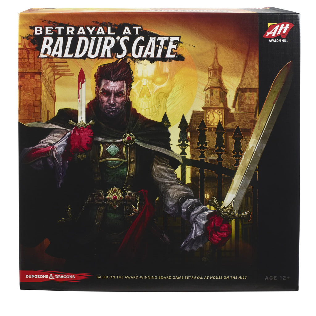 Hasbro Gaming Avalon Hill Betrayal at Baldur's Gate: Modular Hidden Traitor Board Game for 3-6 Players, 60 Minutes, Ages 12+