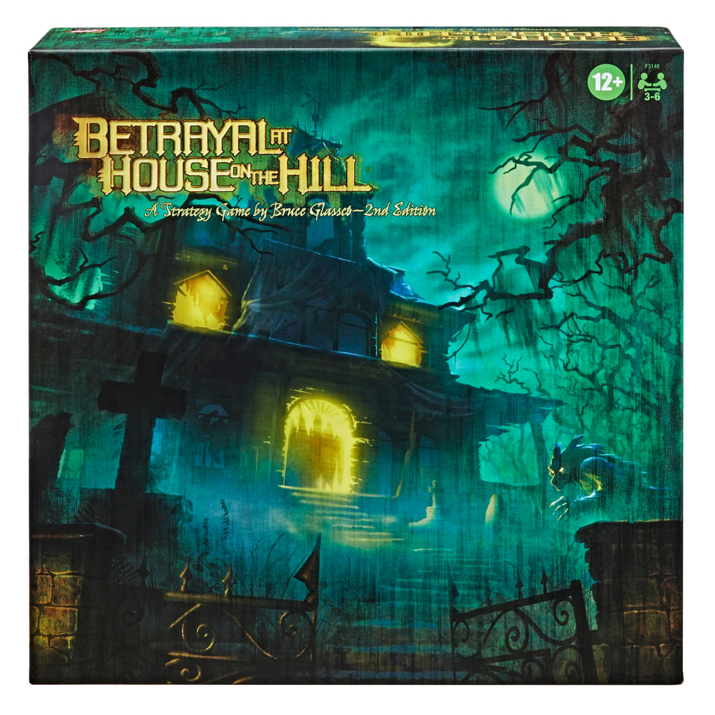 Hasbro Gaming Avalon Hill Betrayal at House on the Hill Second Edition — Cooperative Board Game for 3-6 Players (Ages 12+)