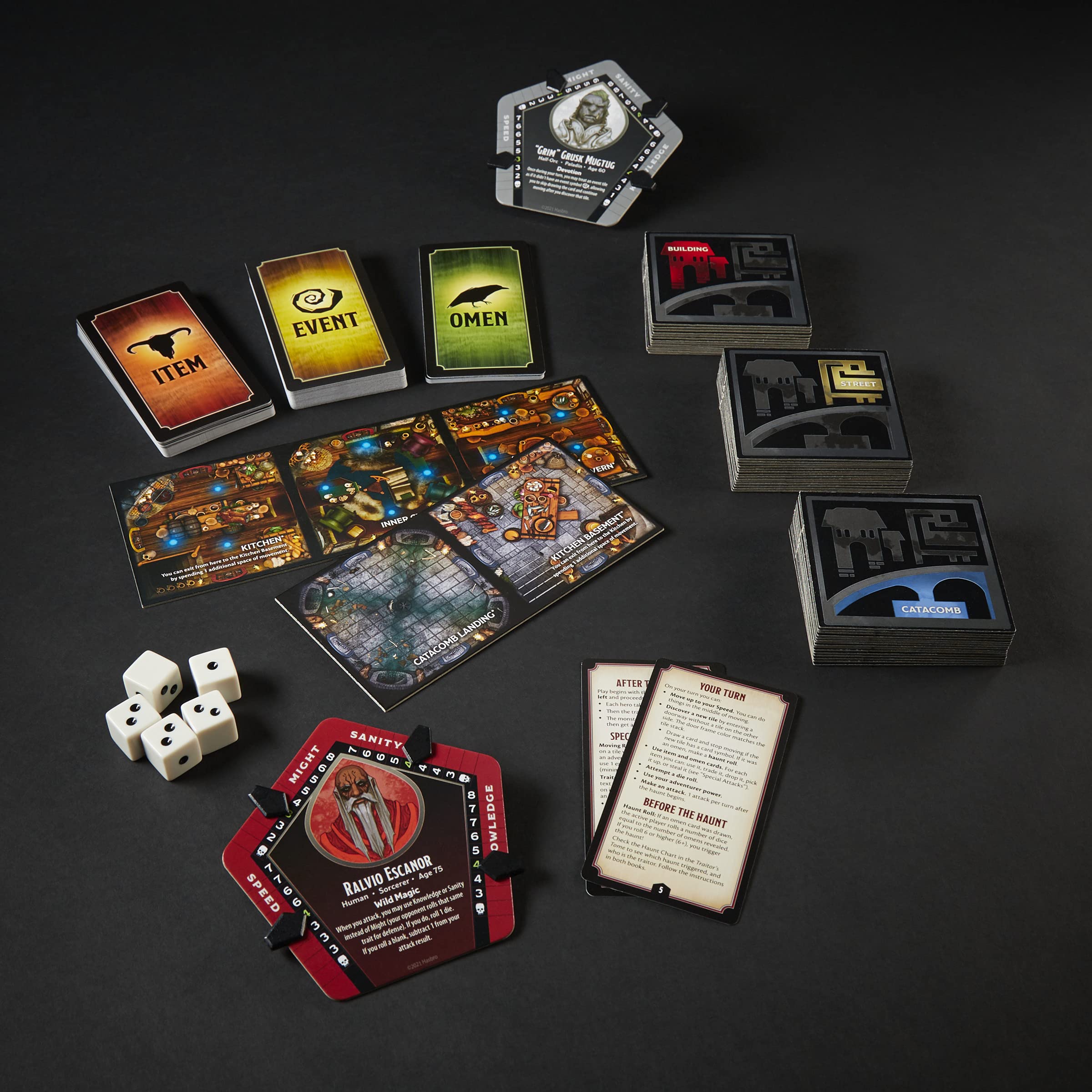 Hasbro Gaming Avalon Hill Betrayal at Baldur's Gate: Modular Hidden Traitor Board Game for 3-6 Players, 60 Minutes, Ages 12+
