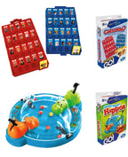 Hasbro Gaming Grab and Go Travel Games Set of 5 – Sorry!, Hungry Hungry Hippos, Monopoly, Guess Who?, Candy Land