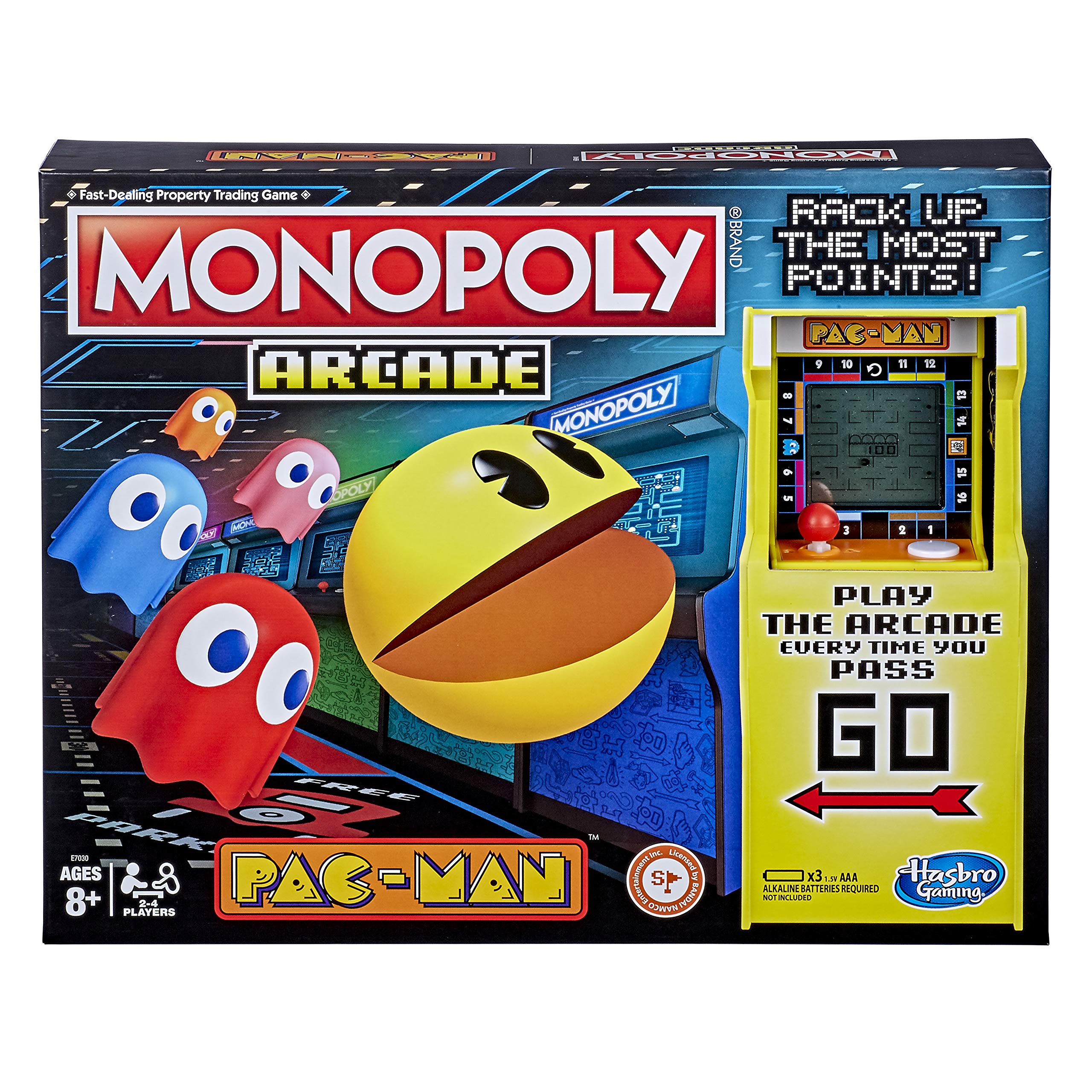 Monopoly Arcade Pac-Man Board Game – Hasbro Gaming for Kids 8+