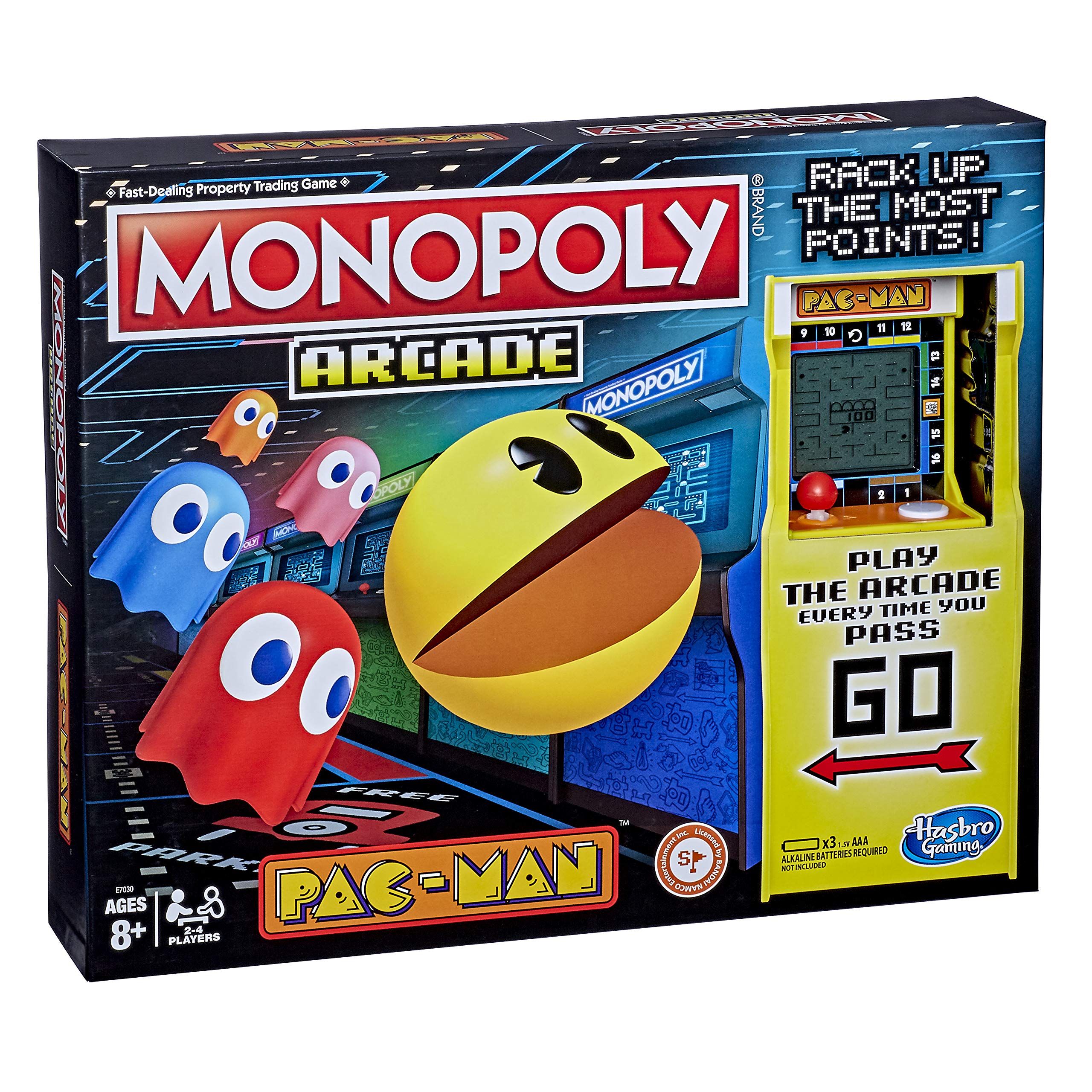Monopoly Arcade Pac-Man Board Game – Hasbro Gaming for Kids 8+