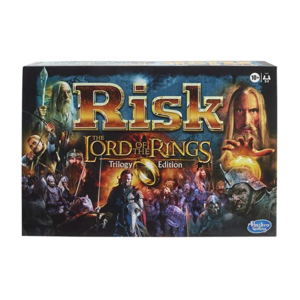 Risk: The Lord of the Rings Trilogy Edition – Strategy Board Game for 2-4 Players | Hasbro Gaming (Amazon Exclusive)