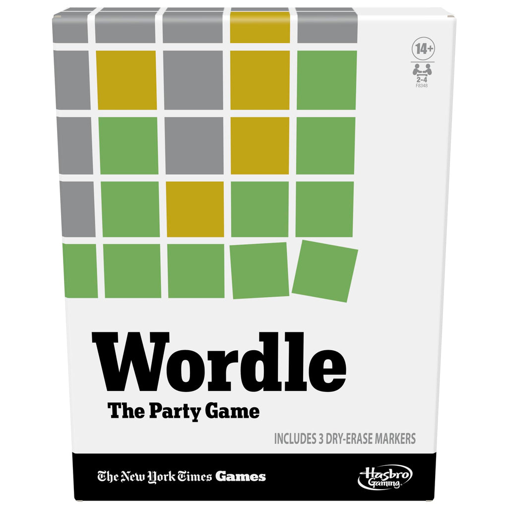 Hasbro Gaming Wordle: The Party Game for 2-4 Players | NYT-Inspired Wordle Board Game