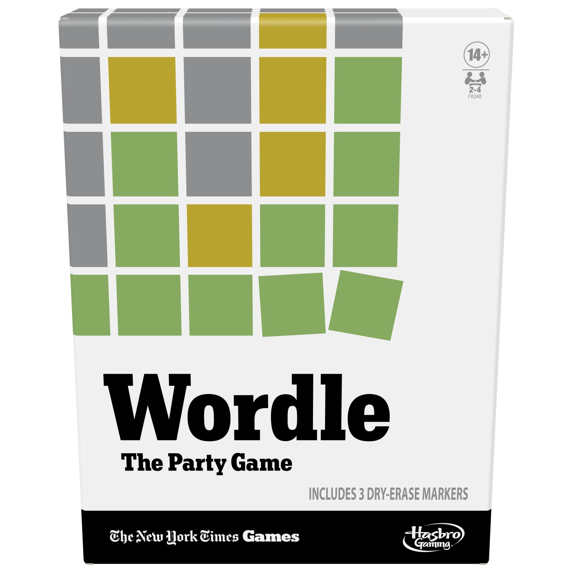 Hasbro Gaming Wordle: The Party Game for 2-4 Players | NYT-Inspired Wordle Board Game