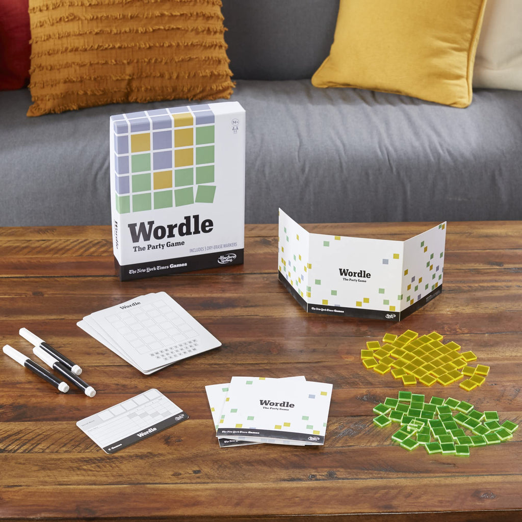 Hasbro Gaming Wordle: The Party Game for 2-4 Players | NYT-Inspired Wordle Board Game