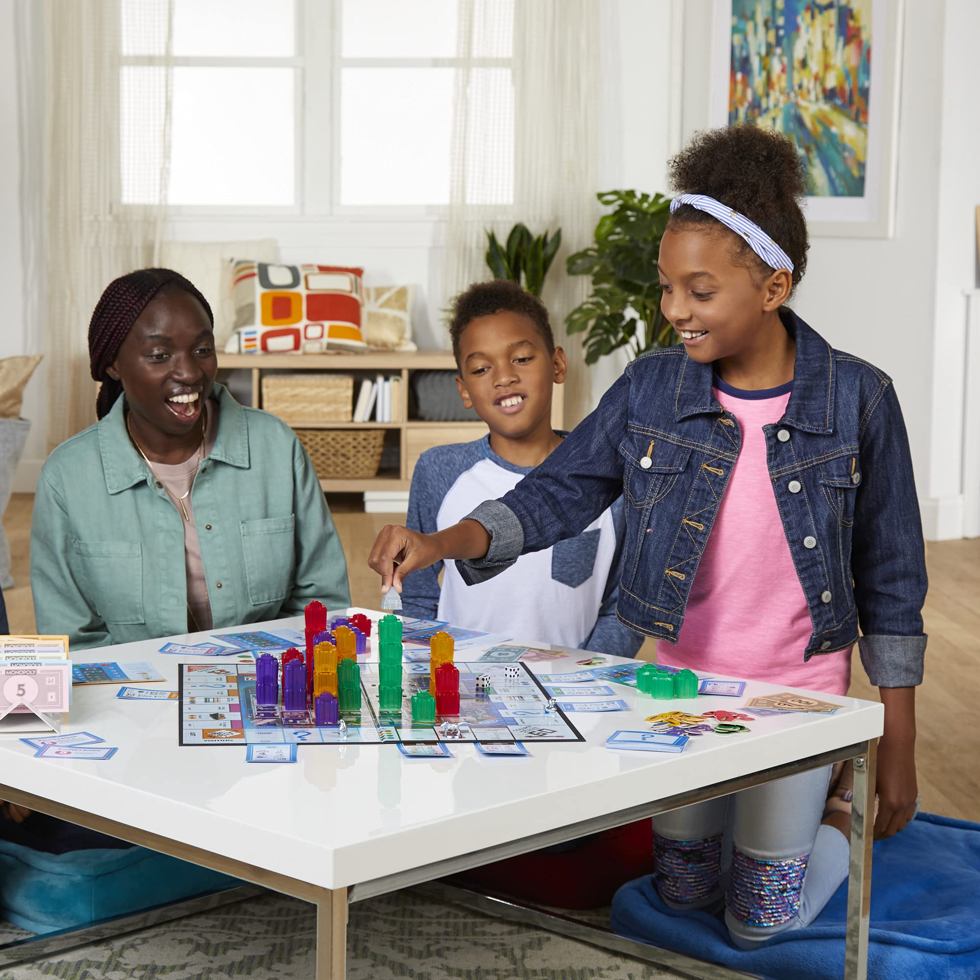 Monopoly Builder Board Game — Hasbro Gaming | Strategy & Building for 2-4 Players (Ages 8+)