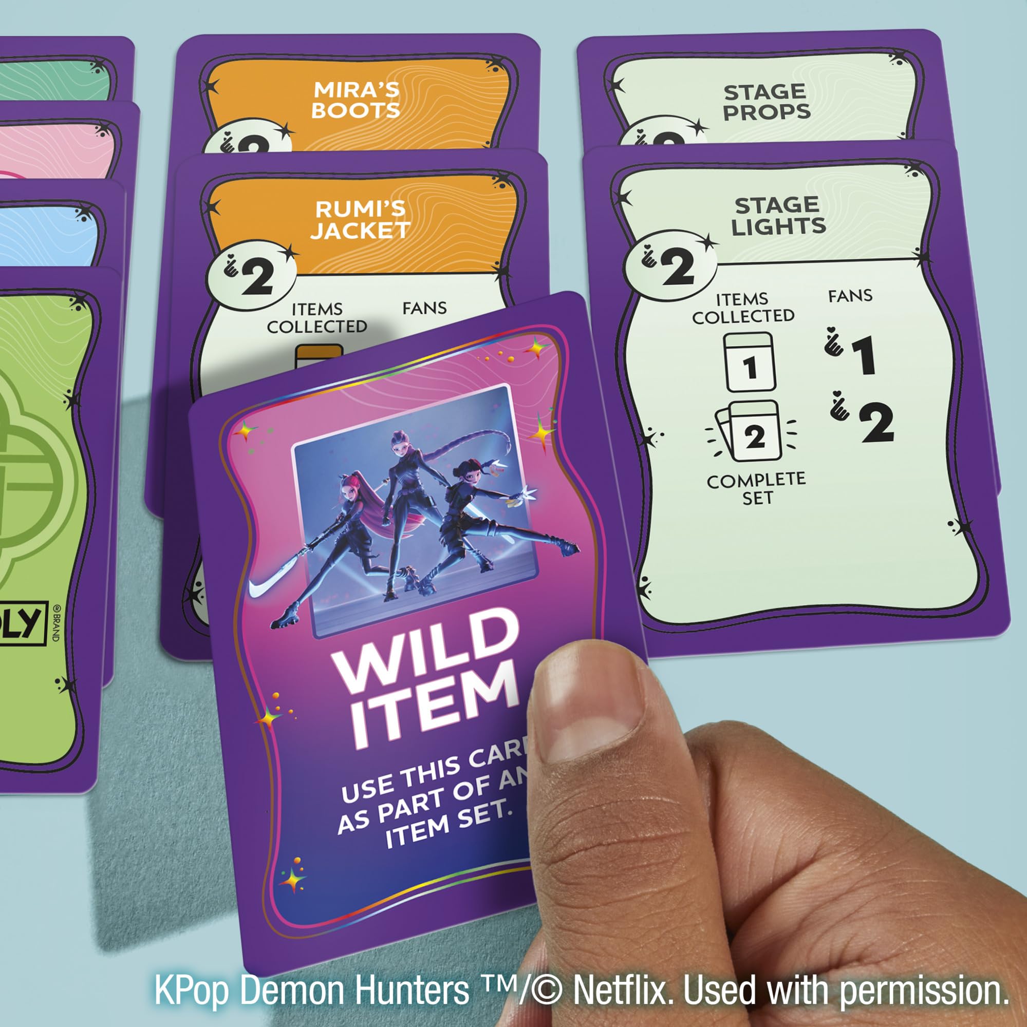 Monopoly Deal: KPop Demon Hunters Card Game by Hasbro Gaming | 2-5 Players | 15-Minute Family Card Game