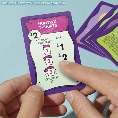 Monopoly Deal: KPop Demon Hunters Card Game by Hasbro Gaming | 2-5 Players | 15-Minute Family Card Game