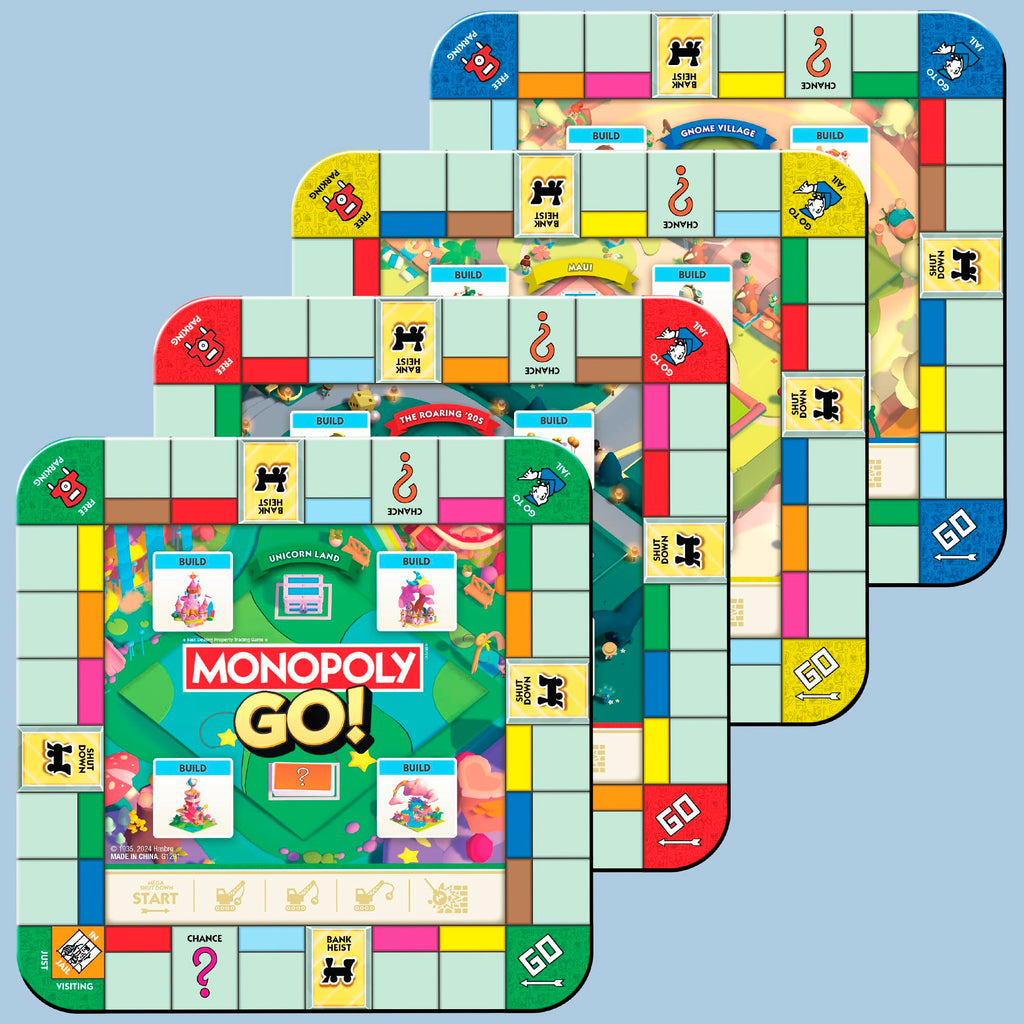 Hasbro Monopoly GO! Board Game – 2-4 Players, 15-Min Quick Family & Travel Fun