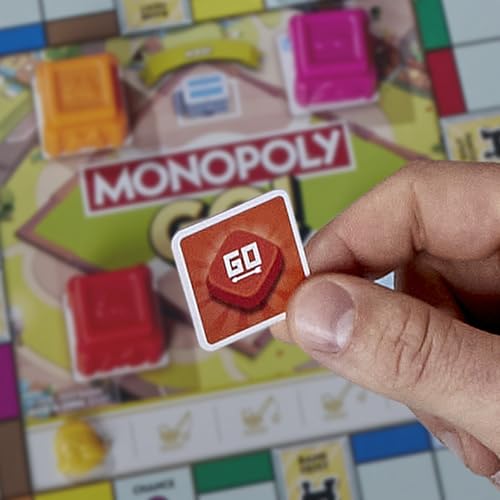 Hasbro Monopoly GO! Board Game – 2-4 Players, 15-Min Quick Family & Travel Fun