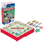 Hasbro Gaming Grab 'N GO Travel Game Monopoly – Portable Monopoly for 2–4 Players