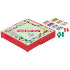 Hasbro Gaming Grab 'N GO Travel Game Monopoly – Portable Monopoly for 2–4 Players