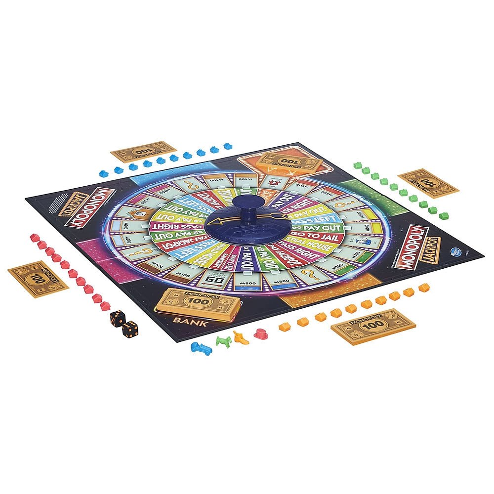 Hasbro Monopoly Jackpot Board Game – Fast-Paced Family Fun