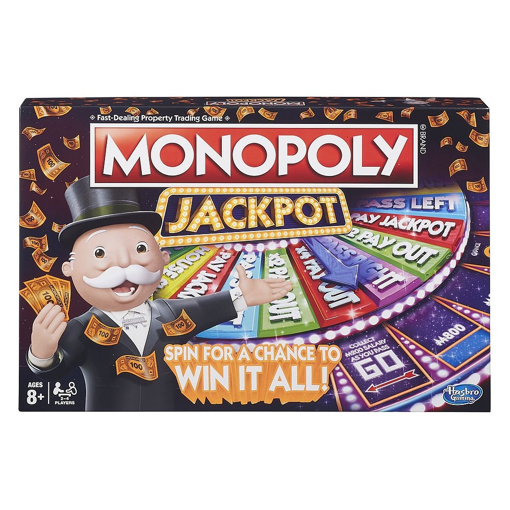 Hasbro Monopoly Jackpot Board Game – Fast-Paced Family Fun