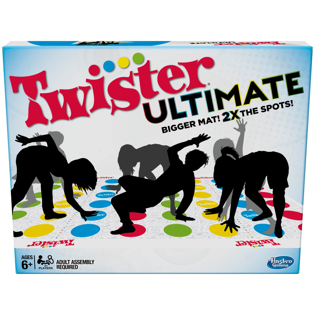 Hasbro Gaming Twister Ultimate: Bigger Mat, More Colored Spots | Family Party Game 6+ | Alexa Compatible (Amazon Exclusive)