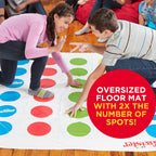 Hasbro Gaming Twister Ultimate: Bigger Mat, More Colored Spots | Family Party Game 6+ | Alexa Compatible (Amazon Exclusive)