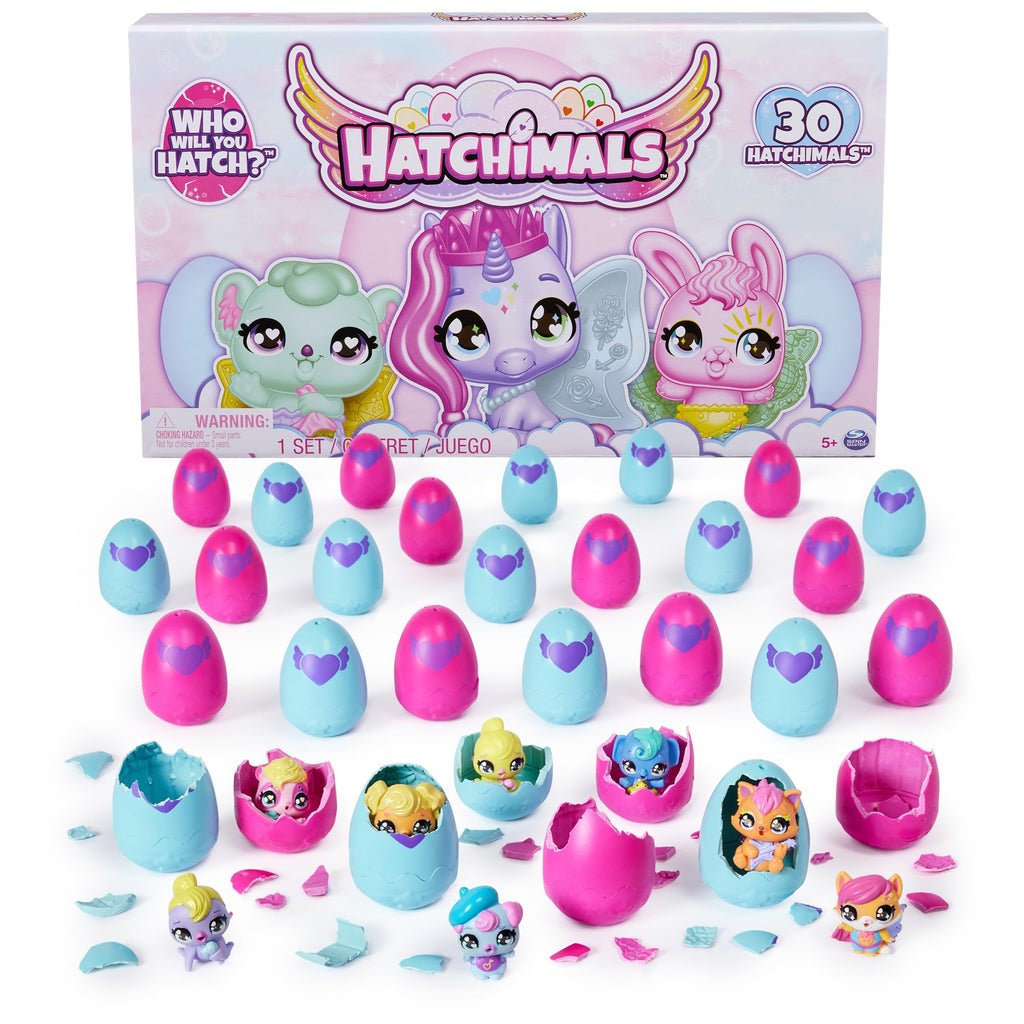 Hatchimals Alive Collectibles 30-Egg Mystery Value Pack – 30 Mini Figures