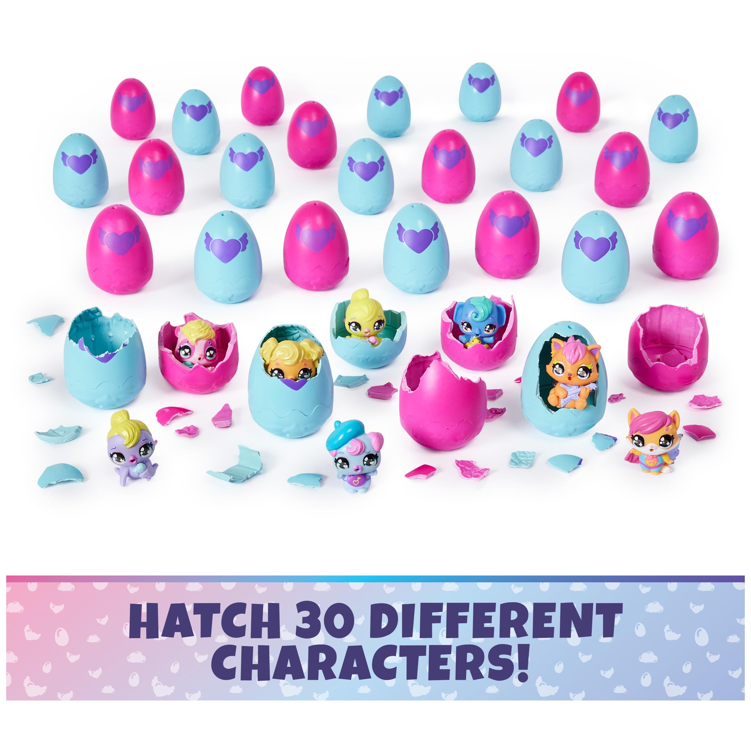Hatchimals Alive Collectibles 30-Egg Mystery Value Pack – 30 Mini Figures
