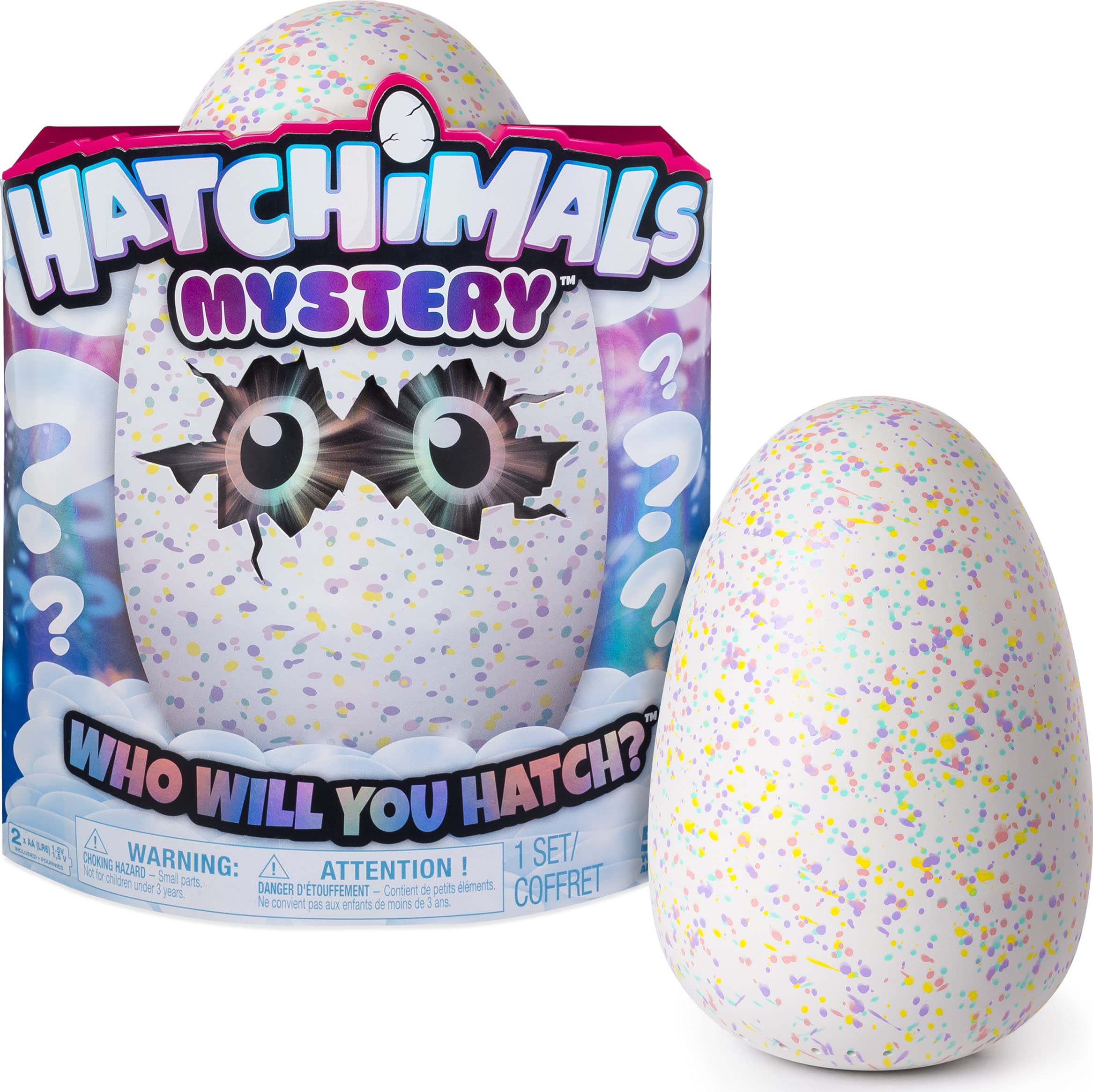 Hatchimals Mystery: Hatch 1 of 4 Fluffy Interactive Mystery Characters from Cloud Cove (Styles May Vary) – Multicolor