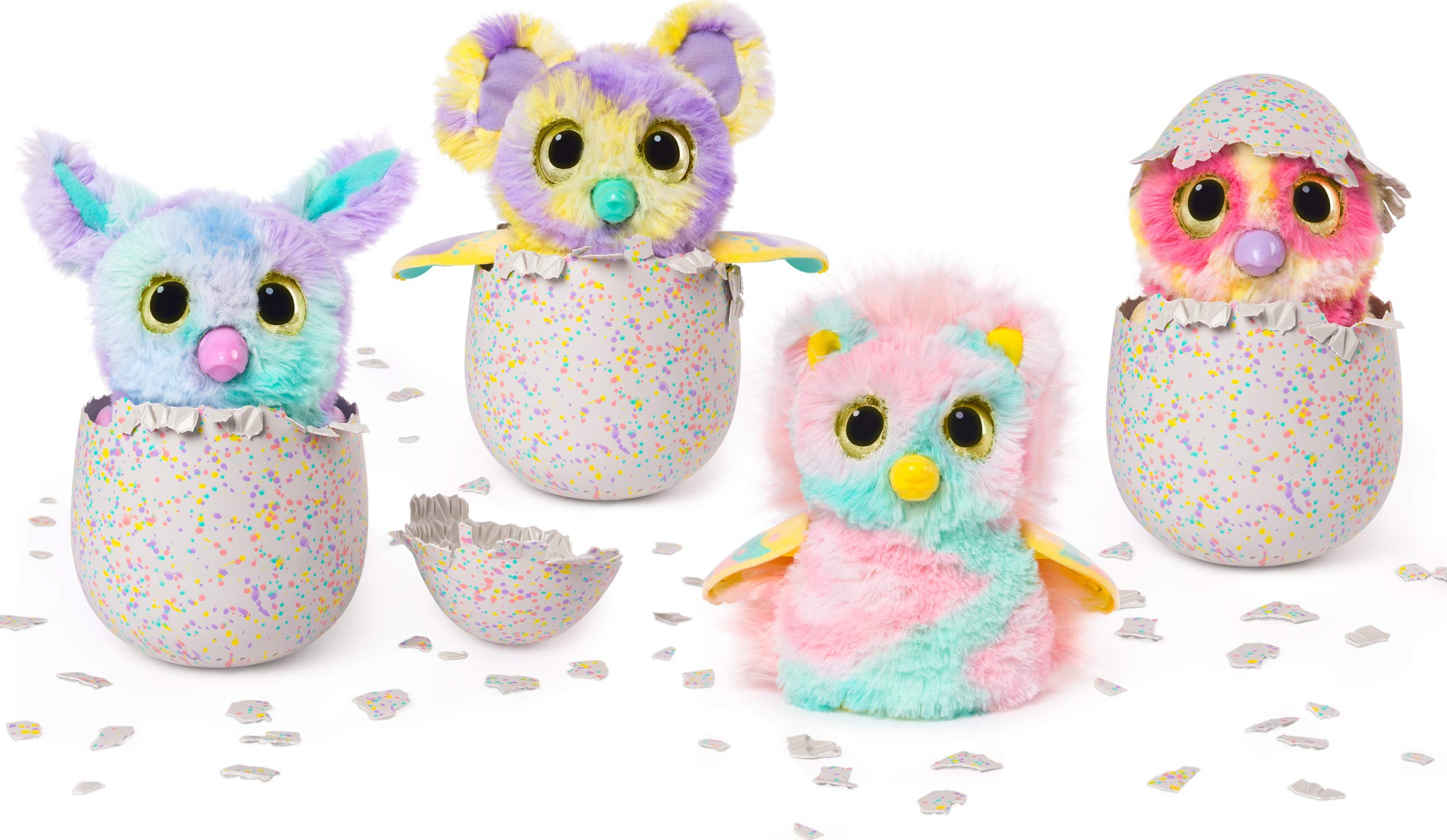 Hatchimals Mystery: Hatch 1 of 4 Fluffy Interactive Mystery Characters from Cloud Cove (Styles May Vary) – Multicolor