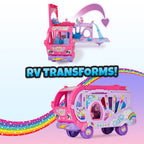 Hatchimals Rainbow-Cation Camper | 6 Exclusive Characters & 10 Accessories