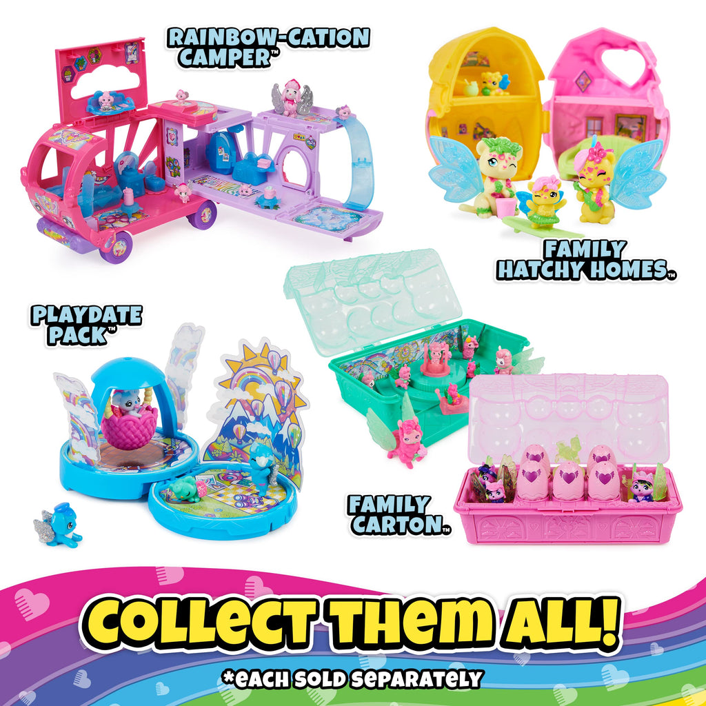 Hatchimals Rainbow-Cation Camper | 6 Exclusive Characters & 10 Accessories