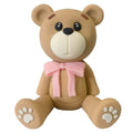 HAVAGDTM 3D Bear Cake Topper – Pink Polymer Clay Decoration for Baby Showers & Birthdays