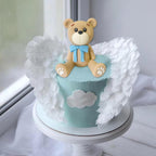 HAVAGDTM 3D Bear Cake Topper – Polymer Clay Bear Decoration for Baby Showers & Parties