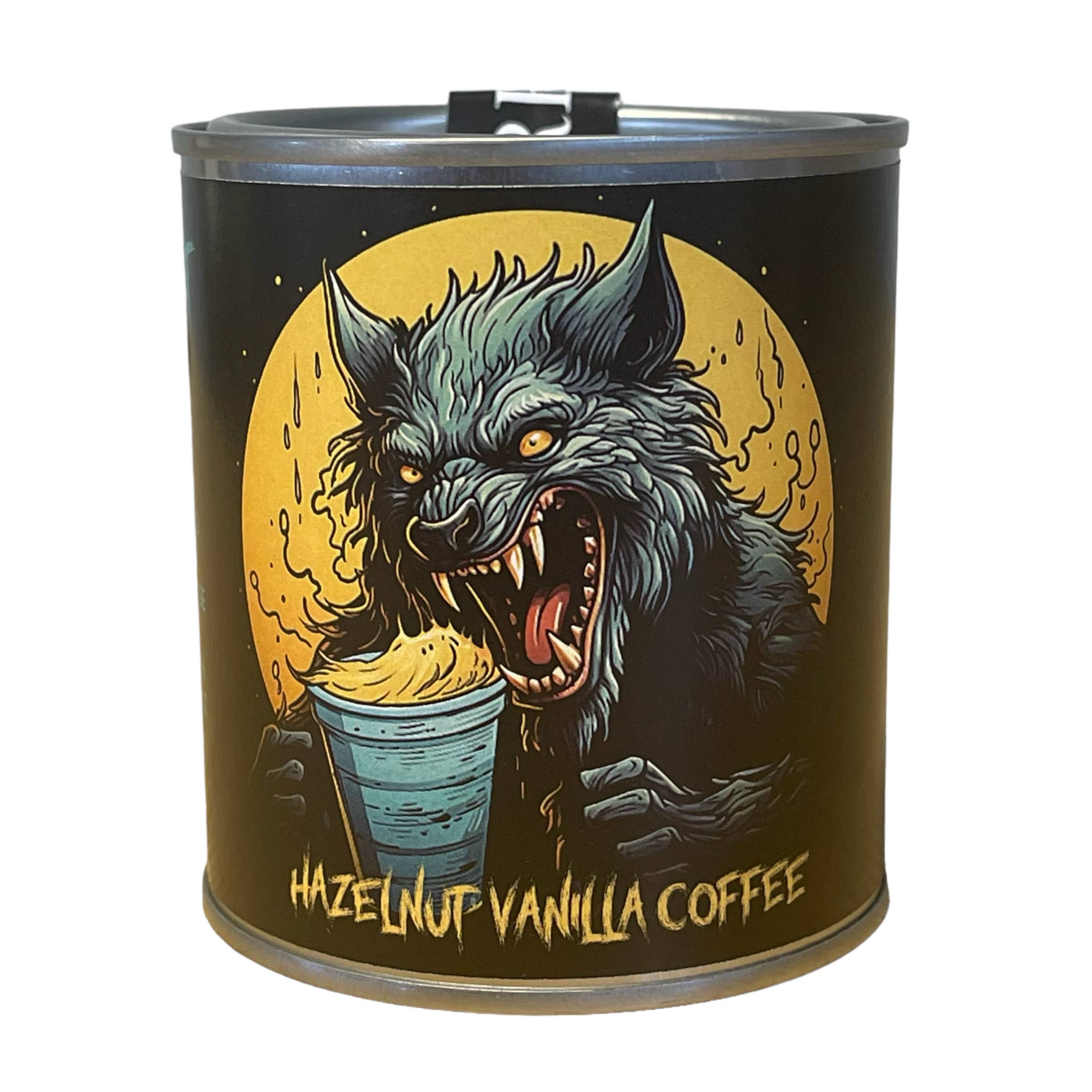 Hazelnut Vanilla Flavour Ground Coffee – Moonlight 100ml Tin