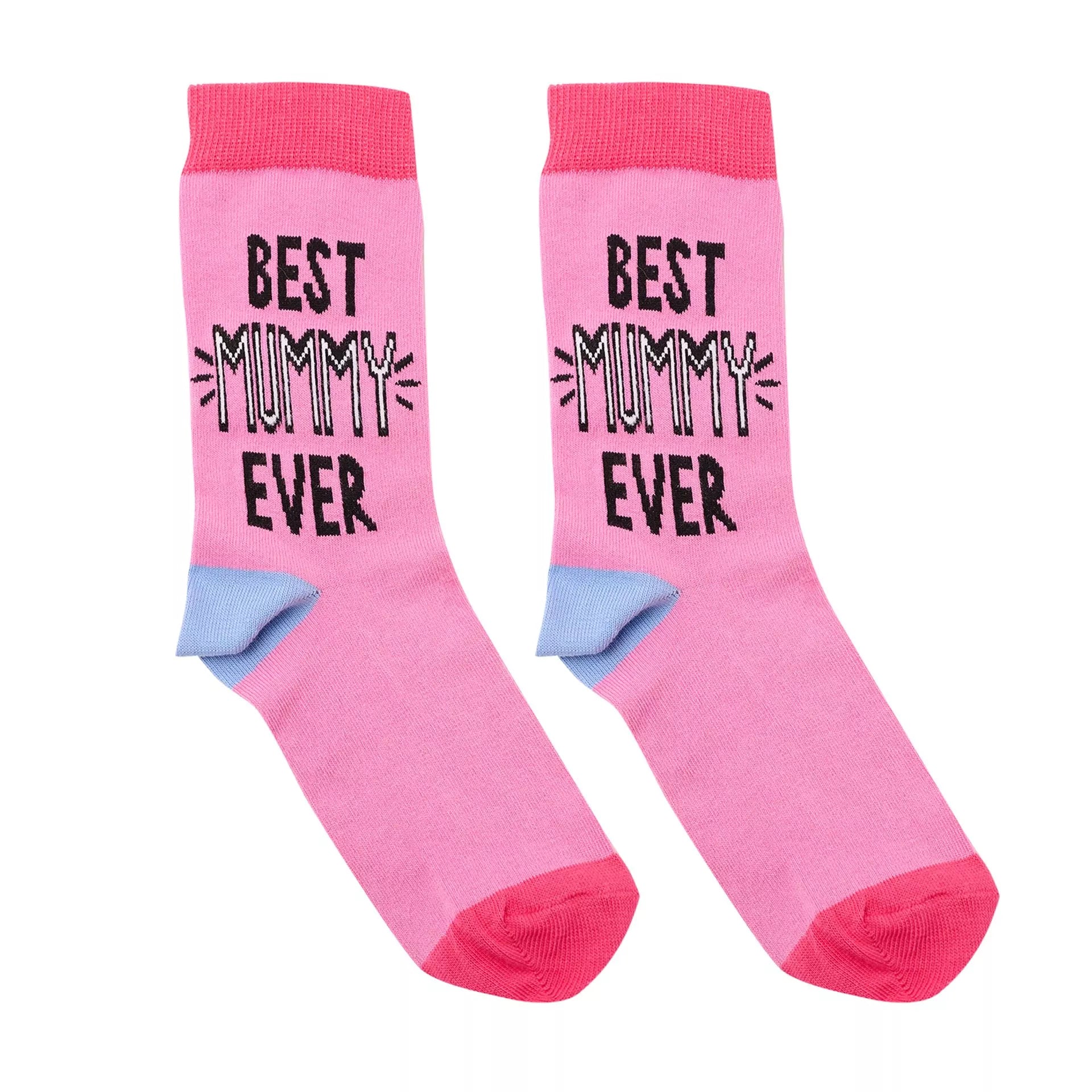 Mothers Day Womens Socks Best Mummy Ever Size 4 - 8