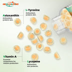 HEALOADING Tanning Gummies for Women – Daily Astaxanthin & Vitamin A for Natural Melanin Boost
