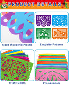 Heartome 36 Ft Cinco De Mayo & Dia de los Muertos Banner Set — 2 Pack Mexican Fiesta Decorations