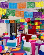 Heartome 36 Ft Cinco De Mayo & Dia de los Muertos Banner Set — 2 Pack Mexican Fiesta Decorations