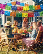 Heartome 36 Ft Cinco De Mayo & Dia de los Muertos Banner Set — 2 Pack Mexican Fiesta Decorations