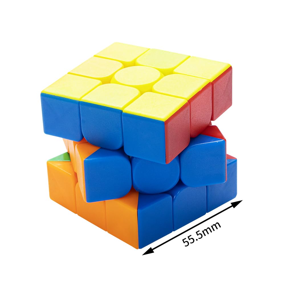 HELLOCUBE 20 Pack Speed Cube Set – 3x3x3 Stickerless Magic Cube for Party Favors