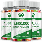 Hemp Gummies from Organic Hemp Plant - High Potency for Sleep & Pain Relief (3-Pack)