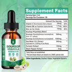 Hemyum Soursop Bitters Liquid (3 Pack) – 7-in-1 Graviola Drops with Organic Sea Moss, 6 oz (180 ml)