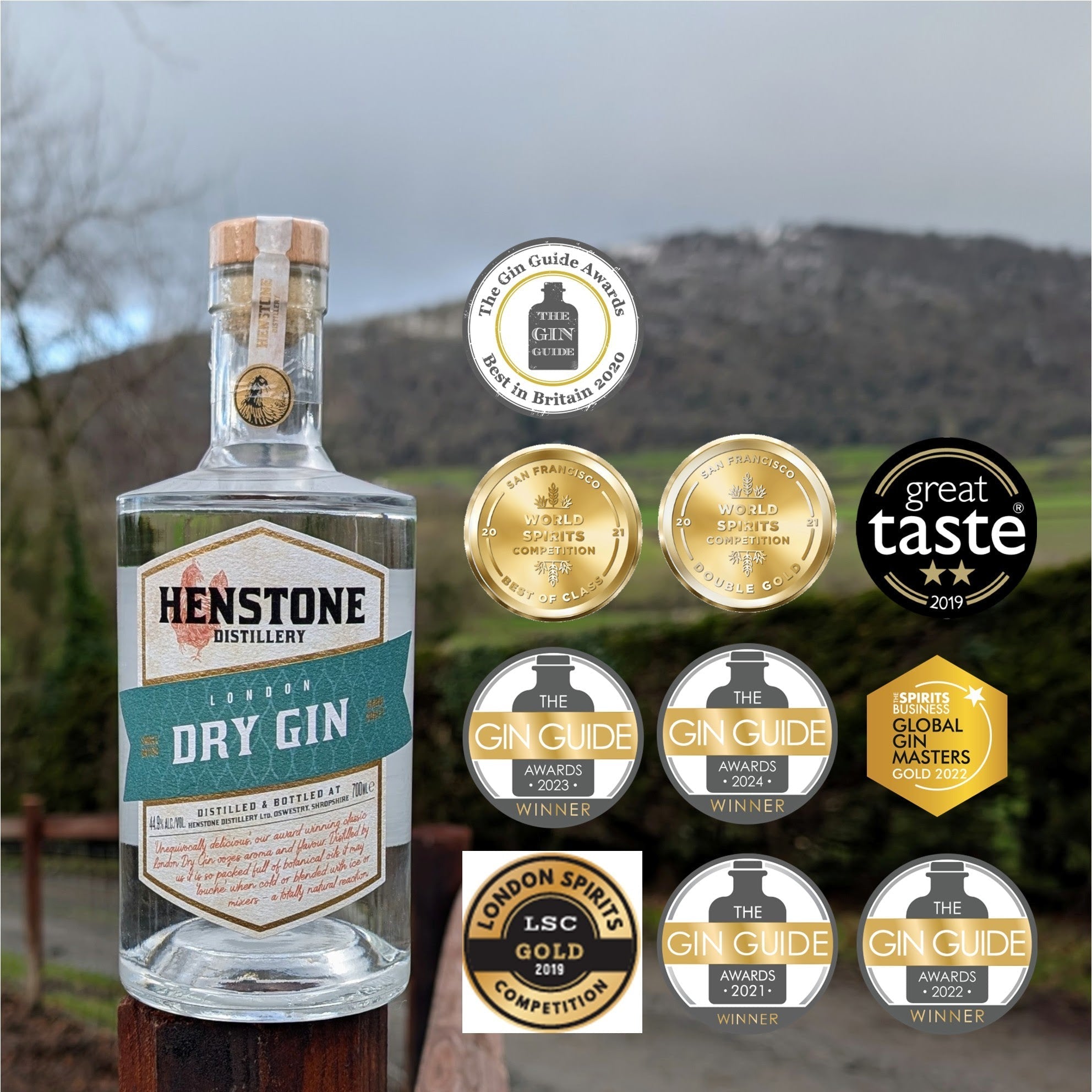 Henstone Distillery London Dry Gin