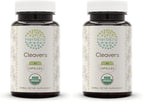 HerbEra Cleavers USDA Organic 60 Capsules | Pack of 2 | Natural Herbal Supplement