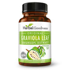 Herbal Goodness Graviola Soursop Capsules 700mg | Organic Non-GMO Guanabana (Guanabana) 60 Count