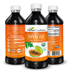 Herbal Goodness Papaya Leaf Extract 15X Platelet Support – Organic 16 oz Liquid