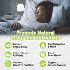 2 Pack Organic Valerian Root Gummies – Calming Sleep Support (Melatonin Free)