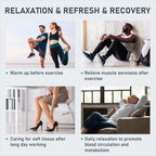 Heyelax Cordless Leg Massager for Circulation & Recovery – 6 Modes, 8 Intensities, Heat