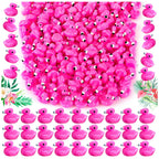 HFAYDZSW 100Pcs Mini Resin Flamingo Figurines – Cake Topper & DIY Decor Set