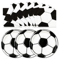 HFBOBP 50PCS Soccer Plates & Napkins Party Decorations – 7-inch Disposable Tableware Set